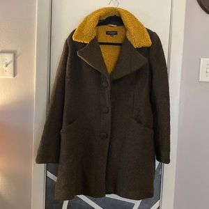 Laundry by Shelli Segal wool and faux fur jacket